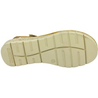 Sandalias para mujer Doctor Cutillas 35329 Autoadherente MOSTAZA
