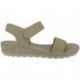 Sandalias para mujer Doctor Cutillas 35329 Autoadherente GRANITO