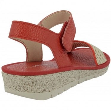 Sandalias para mujer Doctor Cutillas 35329 Autoadherente CARMIN