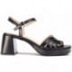 Sandalias con tacón WONDERS Danna G-6810 NEGRO