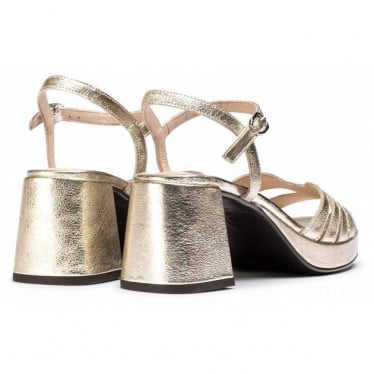 Sandalias con tacón WONDERS Danna G-6810 PLATINO