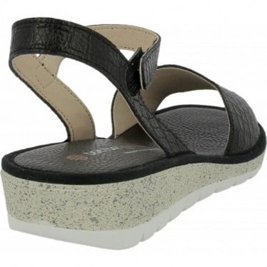 Sandalia de mujer Doctor Cutillas 35325 Autoadherente NEGRO