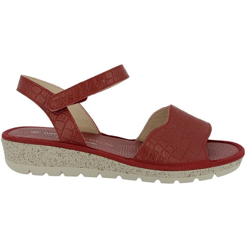 Sandalia de mujer Doctor Cutillas 35325 Autoadherente ROJO