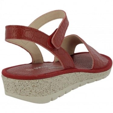 Sandalia de mujer Doctor Cutillas 35325 Autoadherente ROJO