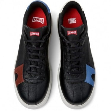 Sneakers de piel CAMPER Twins K100743 NEGRO_042