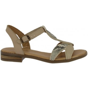 Sandalia de mujer Doctor Cutillas 37053 BEIG