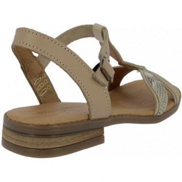 Sandalia de mujer Doctor Cutillas 37053 BEIG