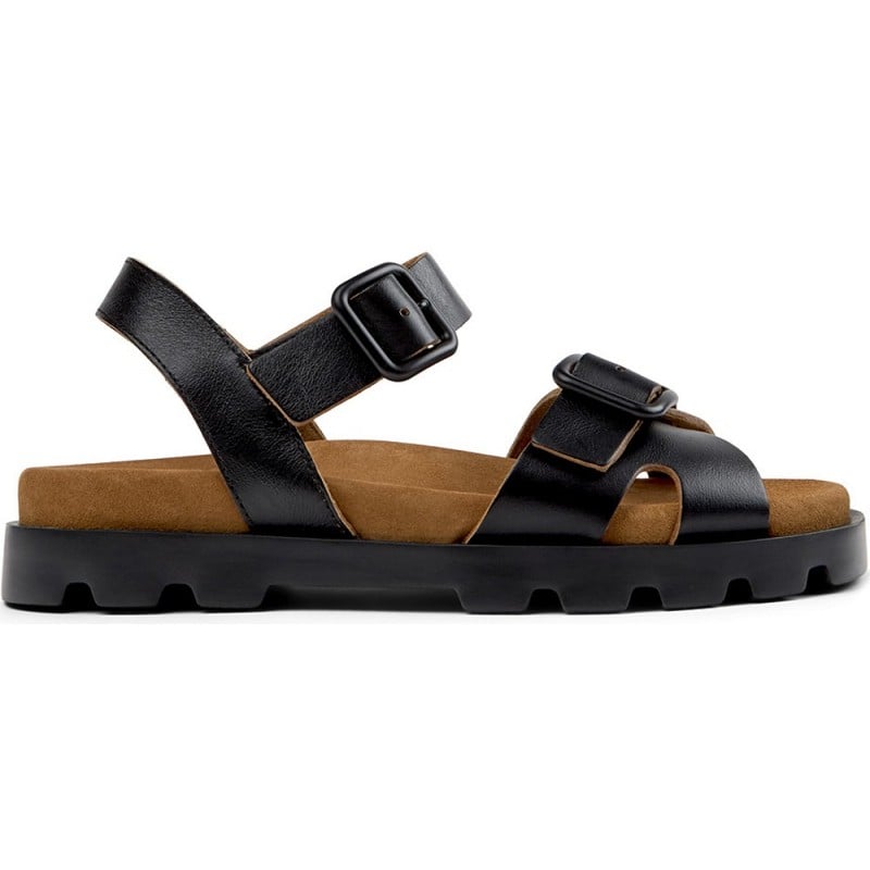 Sandalias de mujer CAMPER Brutus Sandal K201768 NEGRO_001