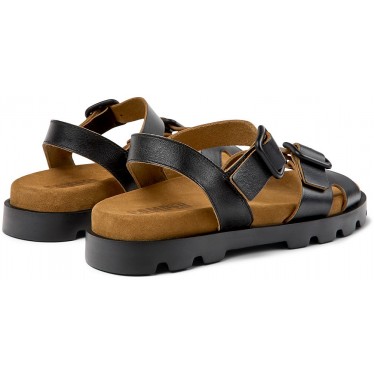 Sandalias de mujer CAMPER Brutus Sandal K201768 NEGRO_001