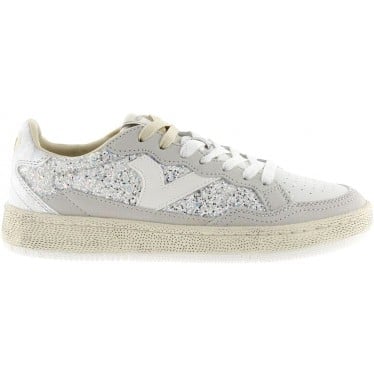 Deportivas para mujer Victoria 8806110 Smash Glitter PLATA