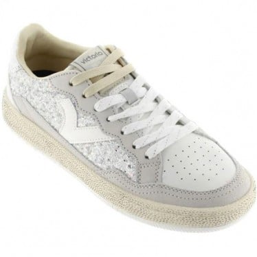 Deportivas para mujer Victoria 8806110 Smash Glitter PLATA