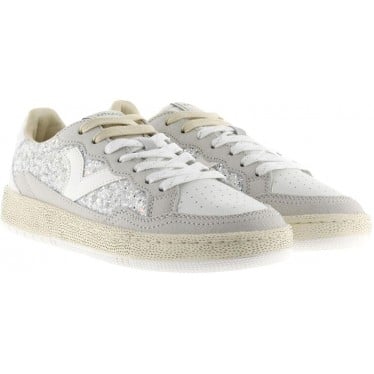 Deportivas para mujer Victoria 8806110 Smash Glitter PLATA