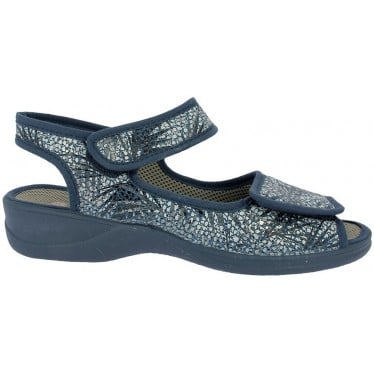 Sandalias de mujer Doctor Cutillas 21757 Autoadherente AZUL