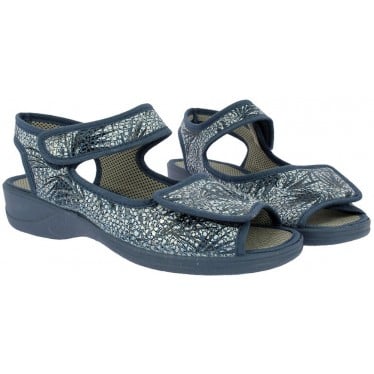 Sandalias de mujer Doctor Cutillas 21757 Autoadherente AZUL