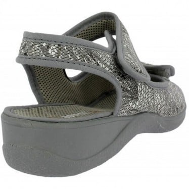 Sandalias de mujer Doctor Cutillas 21757 Autoadherente ANTRACITA
