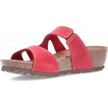 INTERBIOS W SANDALIA COMODA MUJER ROJO