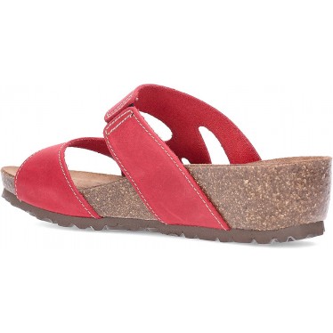 INTERBIOS W SANDALIA COMODA MUJER ROJO