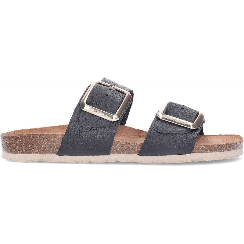 Sandalias de piel INTERBIOS 7232 NEGRO