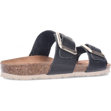 Sandalias de piel INTERBIOS 7232 NEGRO