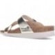 Sandalias de mujer INTERBIOS 7119-MG PLATINO