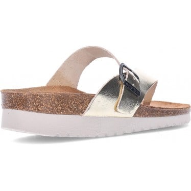 Sandalias de mujer INTERBIOS 7119-MG PLATINO