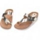 Sandalias de mujer INTERBIOS 7119-MG PLATINO