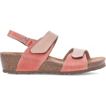 Sandalias de piel para mujer INTERBIOS 5343 TEJA_BEIGE