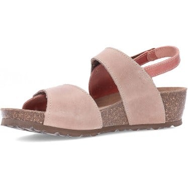 Sandalias de piel para mujer INTERBIOS 5343 TEJA_BEIGE