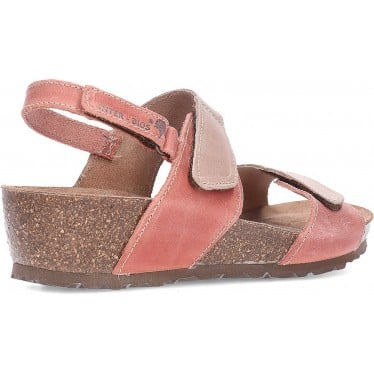 Sandalias de piel para mujer INTERBIOS 5343 TEJA_BEIGE