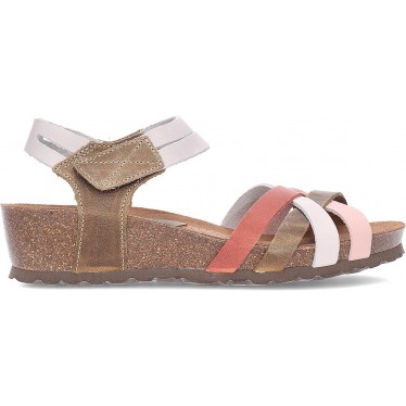 Sandalias de piel INTERBIOS 5338 MULTICOLOR