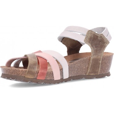 Sandalias de piel INTERBIOS 5338 MULTICOLOR