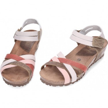 Sandalias de piel INTERBIOS 5338 MULTICOLOR