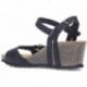 Sandalia con cuña INTERBIOS 5612 NEGRO