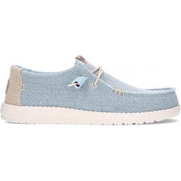 Mocasines para hombre HEY DUDE WALLYBRAIDED AQUA_TAN