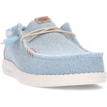 Mocasines para hombre HEY DUDE WALLYBRAIDED AQUA_TAN