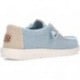 Mocasines para hombre HEY DUDE WALLYBRAIDED AQUA_TAN