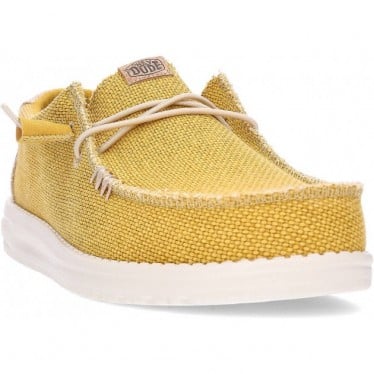 Mocasines para hombre HEY DUDE WALLYBRAIDED GOLDEN_YELLOW