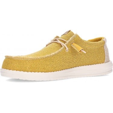 Mocasines para hombre HEY DUDE WALLYBRAIDED GOLDEN_YELLOW