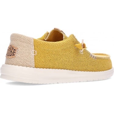 Mocasines para hombre HEY DUDE WALLYBRAIDED GOLDEN_YELLOW