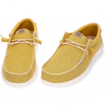 Mocasines para hombre HEY DUDE WALLYBRAIDED GOLDEN_YELLOW