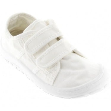Deportiva barefoot para niños Victoria 1370111 Bosco Basket BLANCO