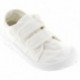 Deportiva barefoot para niños Victoria 1370111 Bosco Basket BLANCO