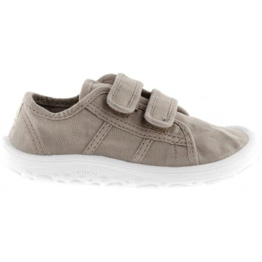 Deportiva barefoot para niños Victoria 1370111 Bosco Basket BEIGE