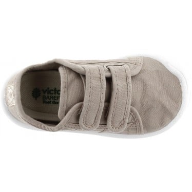 Deportiva barefoot para niños Victoria 1370111 Bosco Basket BEIGE