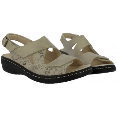 Sandalias de mujer Doctor Cutillas 47101 BEIG