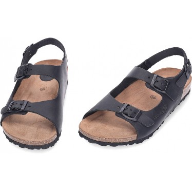 Sandalias INTERBIOS Hebitri 7112 NEGRO