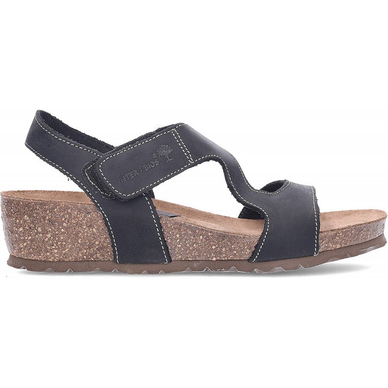Sandalias para mujer INTERBIOS 5316 NEGRO