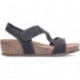 Sandalias para mujer INTERBIOS 5316 NEGRO