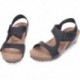 Sandalias para mujer INTERBIOS 5316 NEGRO