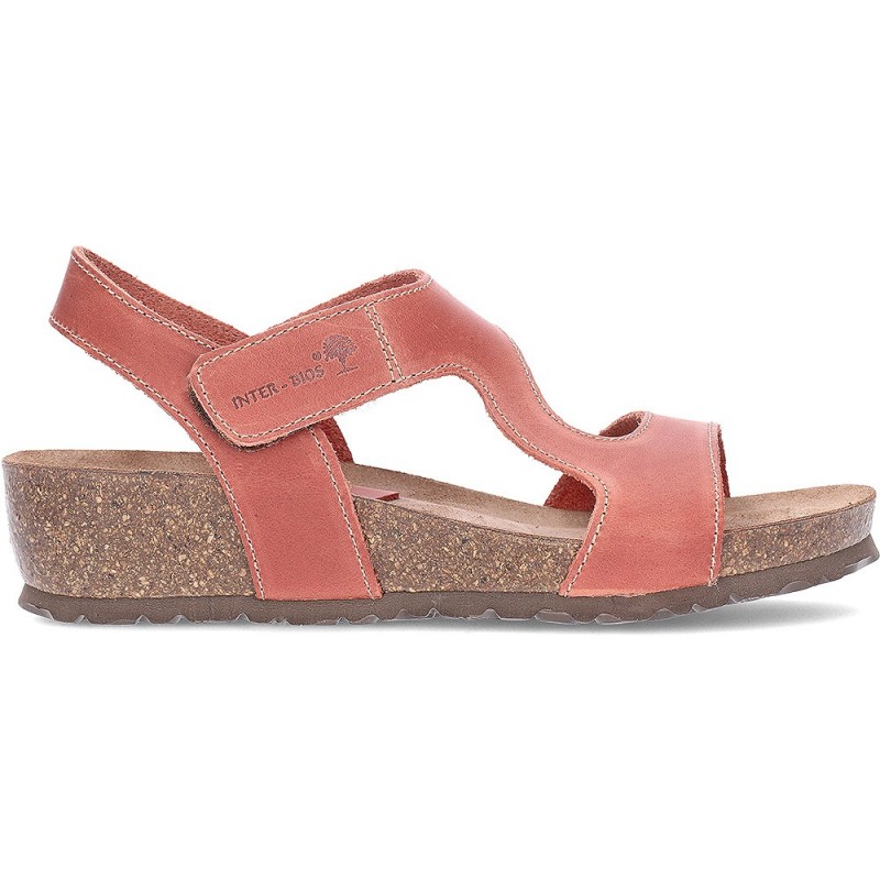 Sandalias para mujer INTERBIOS 5316 TEJA